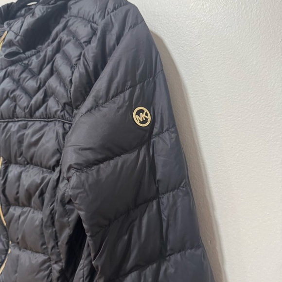 Michael kors black long winter jacket Small - Picture 3 of 7